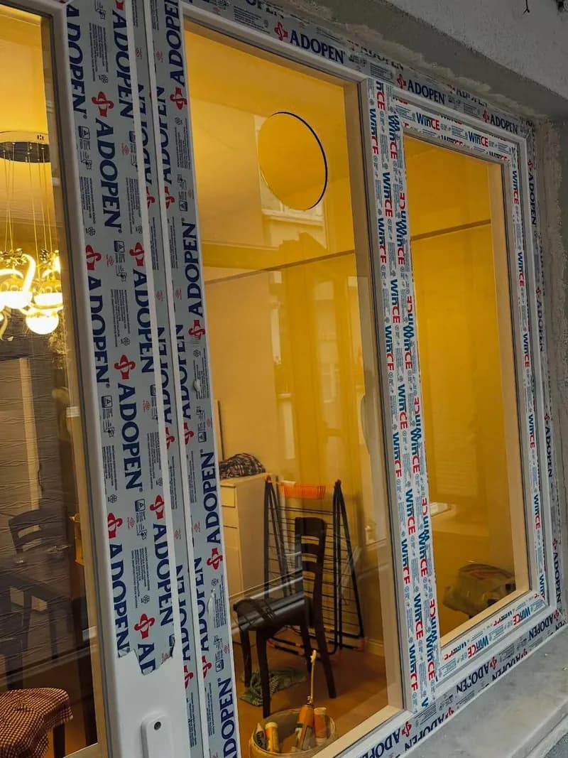 PVC pencere değişimi (montaj aşaması)